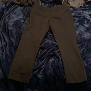 Black ankle dress pants